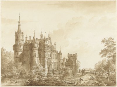 Hrad Wijk bij Duurstede (?) od Cornelis van Hardenbergh