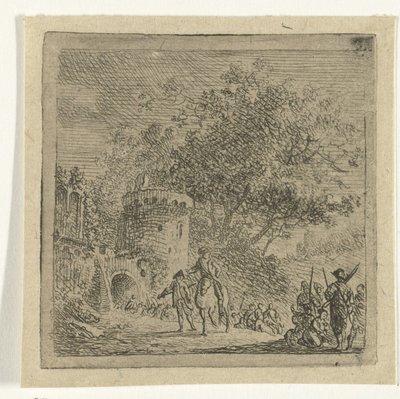 Vojáci u brány od Cornelis van Hardenbergh