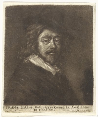 Portrét Franse Halse s kloboukem od Cornelis van Noorde (attributed to workshop of)