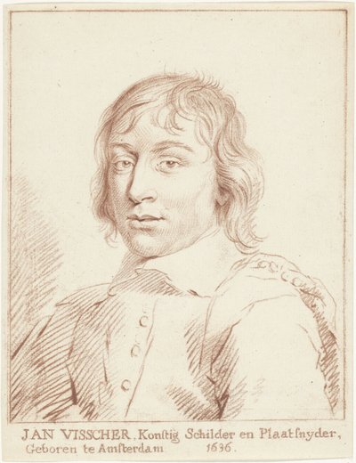 Portrét Jana de Visscher od Cornelis van Noorde