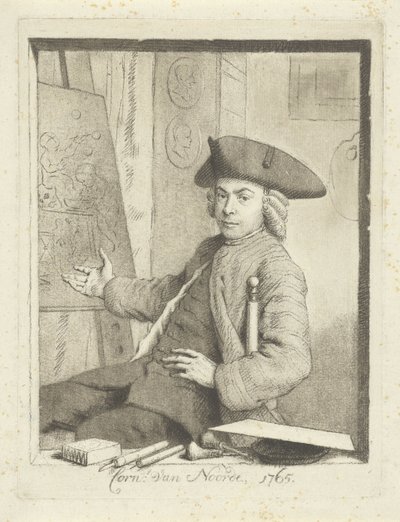 Autoportrét Cornelis van Noorde od Cornelis van Noorde