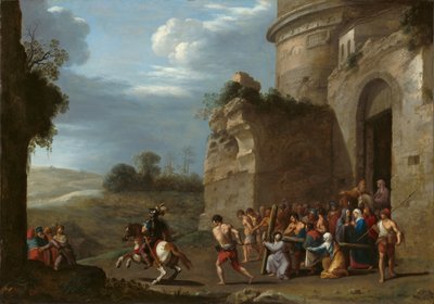 Kristus nesoucí kříž od Cornelis van Poelenburch