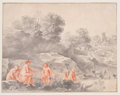 Akty v krajině (možná Diana a Callisto) od Cornelis van Poelenburch