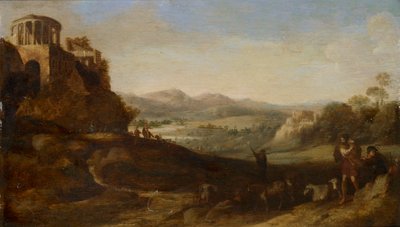 Pastýři v Campagna, 1620-1667 od Cornelis van Poelenburgh