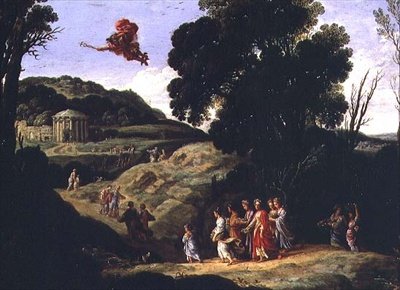Bakchanal od Cornelis van Poelenburgh or Poelenburch