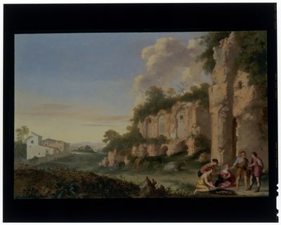 Kartáčci v krajině od Cornelis van Poelenburgh or Poelenburch