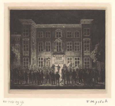 Pohřeb Delftské akademie, 30. června 1864 od Cornelis van der Griendt
