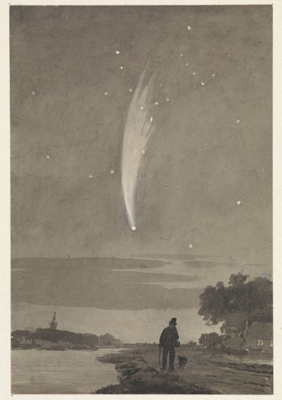 Donatiho kometa, 10. října 1858 od Cornelis van der Griendt