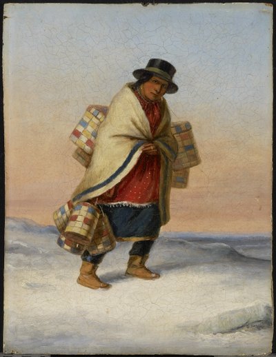 The Basket Seller, c.1850 od Cornelius Krieghoff