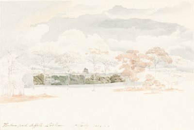 Henham Park, Suffolk od Cornelius Varley