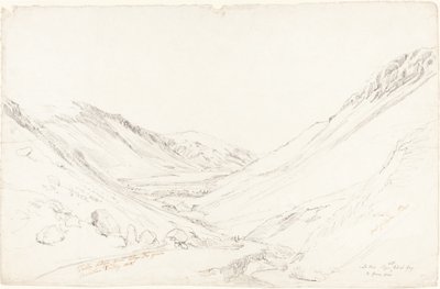 Tally Llyn z Llyn Trigrain od Cornelius Varley