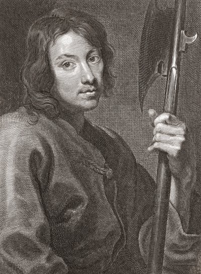 Svatý Matouš nebo Matouš apoštol. Portrét. od Cornelius van Caukercken