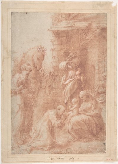 Klanění tří králů, ca. 1517. od Correggio