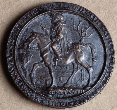 Mehmet II Dobyvatel (bronzová medaile od Costanzo da Ferrara