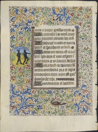 List z knihy hodin: Dva ďáblové verso, c. 1460. od Coëtivy Master