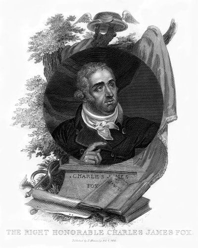 Charles James Fox, britský whigský politik, 1815. od Craig