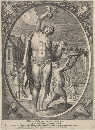 Bacchus Bacchus, Venus en Ceres (název série) od Crispijn van de Passe (I)