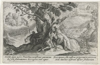 Clymene ve Phaëthonu Metamorfosen van Ovidius (název série) od Crispijn van de Passe (I)