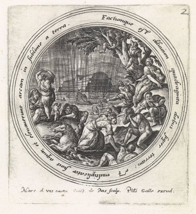 potopa Historie Noaha (název série) od Crispijn van de Passe (I)