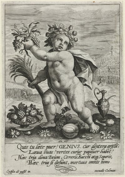 Génius The Essence of Human Existence (název série) od Crispijn van de Passe (I)