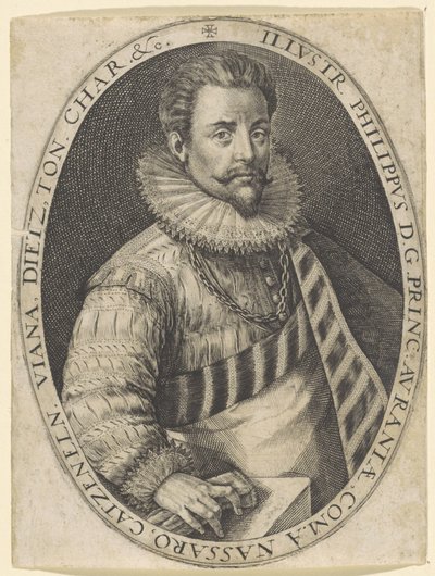 Portrét Philipa Williama, prince z Orange od Crispijn van de Passe (I)