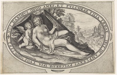 Venuše Bohové a bohyně zapojení do soudu v Paříži (název série) od Crispijn van de Passe (I)