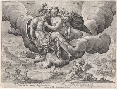jižní vítr Avster (název na objektu) The Four Winds (název série) od Crispijn van de Passe (I)