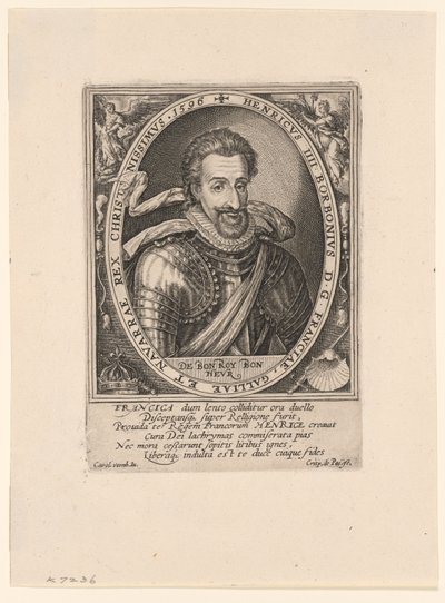 Jindřich IV., francouzský král od Crispijn van de Passe I