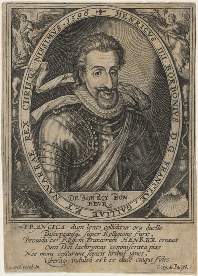 Jindřich IV., král Francie od Crispijn van de Passe I