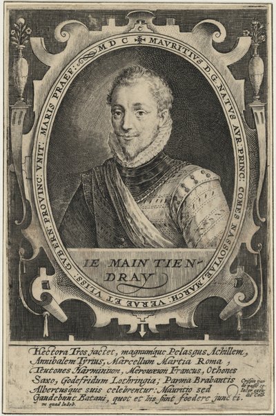 Maurice z Nassau, princ Oranžský od Crispijn van de Passe I