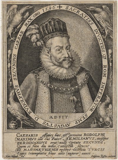 Rudolf II., římský císař od Crispijn van de Passe I