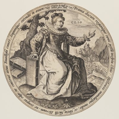 Thalia, z knihy Múzy od Crispijn van de Passe I