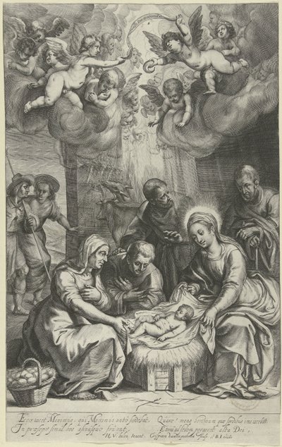 Klanění pastýřů od Crispijn van den Queborn
