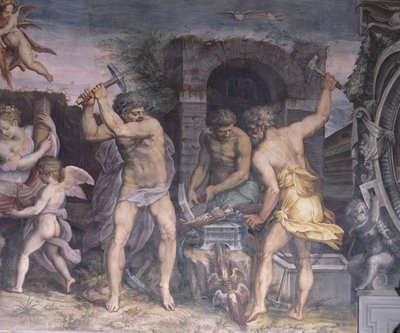The Forge of Vulcan, 1555 od Cristofano Gherardi