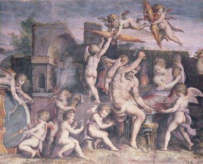 The Forge of Vulcan, 1555 od Cristofano Gherardi