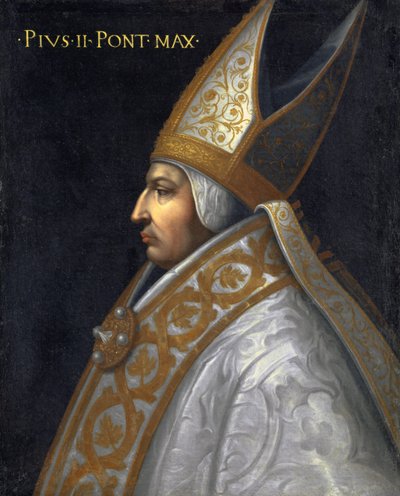 Portrét papeže Pia II., kolem roku 1560 od Cristofano dell Altissimo