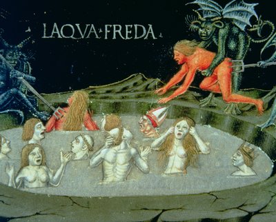 Fol.154r The Last Judgement: The Pain of Hell (vellum) od Cristoforo De Predis