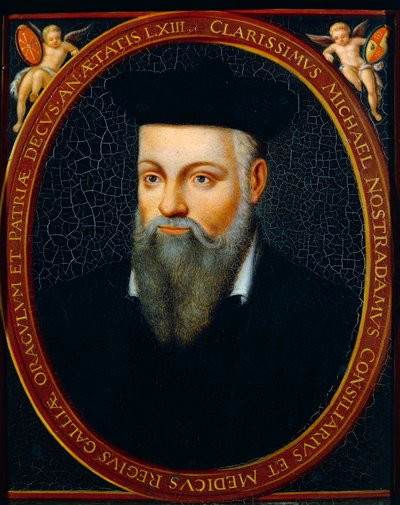 Portrét Michela de Notre Dame zvaného Nostradamus (Saint-Remy-de-Provence od César de Nostredame