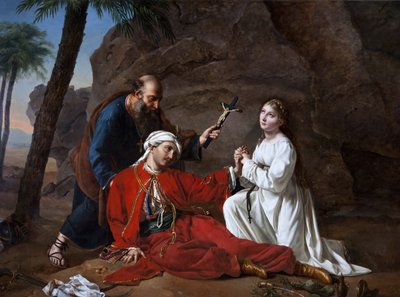 Smrt Malek-Adhel, 1814. od Césarine Henriette Davin Mirvault