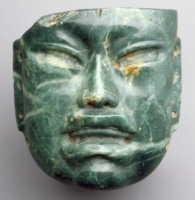 Maska, 900-400 př.nl (jadeit) od Culture Olmec