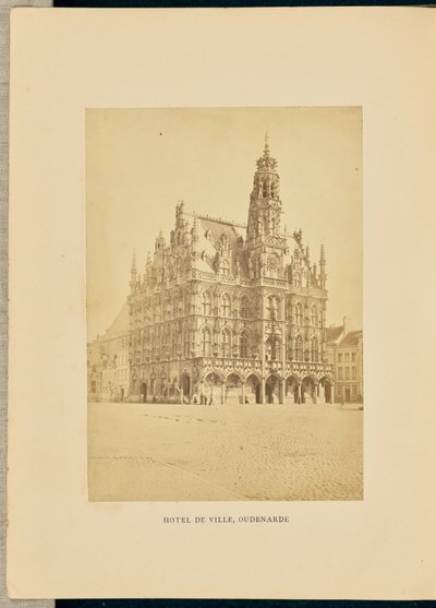 Hotel de ville, Oudenarde od Cundall and Fleming