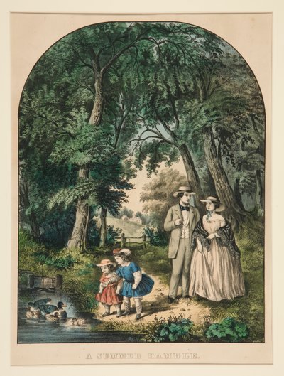 Letní procházka od Currier and Ives