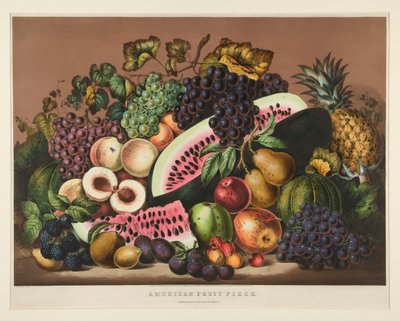 Americký ovocný kus; Deska 2881 od Currier and Ives