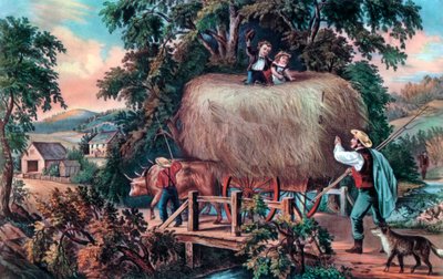Haying Time, The Last Load, 1868. od Currier and Ives