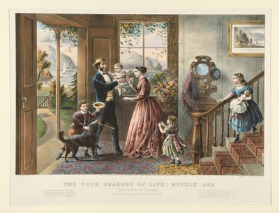 The Four Seasons of Life: Middle Age (str. 1079) od Currier and Ives