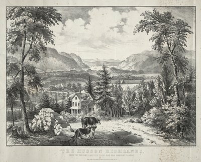 Hudsonská vysočina od Currier and Ives