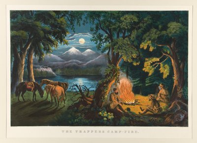 The Trappers od Currier and Ives