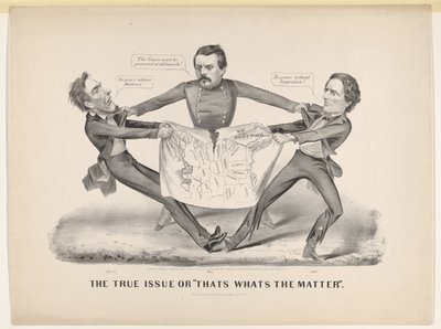 The True Issue or Thats Whats the Matter, 1864. od Currier and Ives