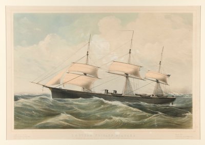 Spojené státy parní fregata Niagara od Currier and Ives