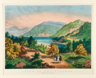Pohled na Potomac poblíž Harper od Currier and Ives